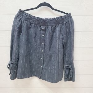 Lucky Brand Boho Off Shoulder Top‎